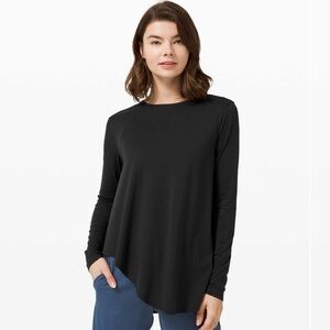 lululemon athletica Black Long Sleeve Tee